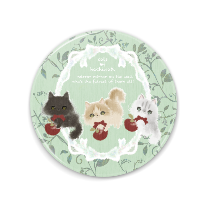 缶ミラー - 75mmグリーン