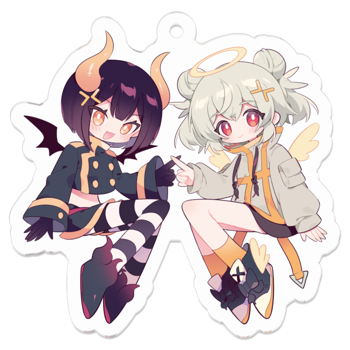 アクリルキーホルダー - 50 x 50 (mm)