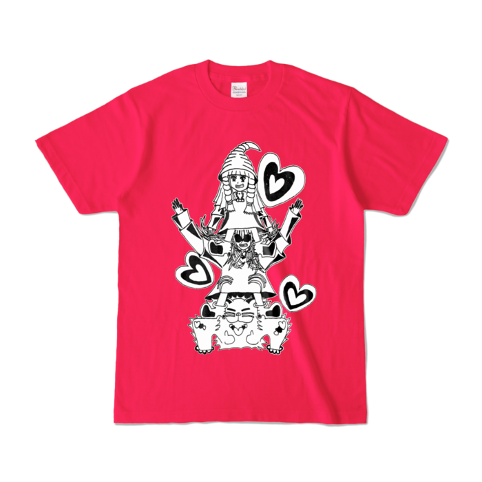 カラーTシャツ - S - ホットピンク (濃色)