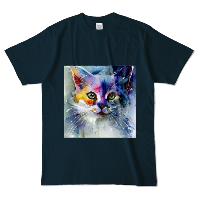 カラーTシャツ - L - ネイビー (濃色)