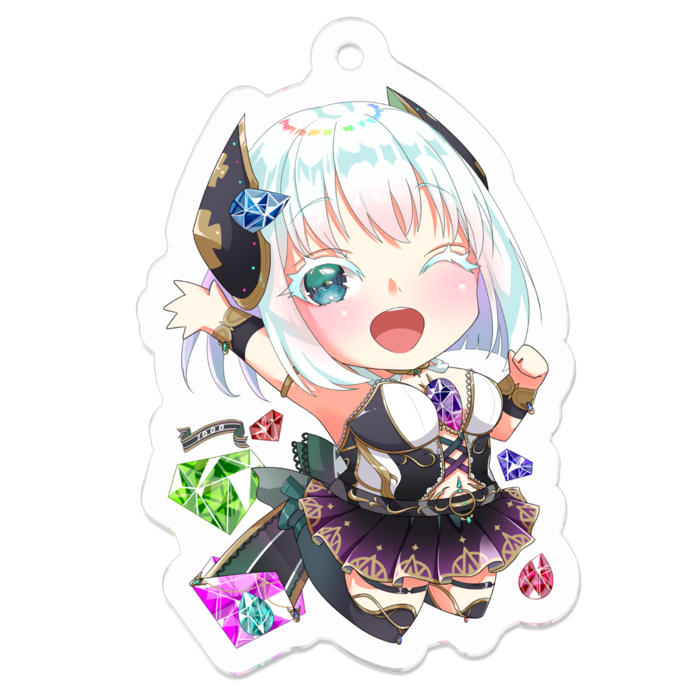 アクリルキーホルダー（コーティング） - 50 × 50 (mm)