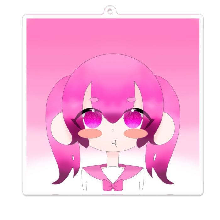 アクリルキーホルダー - 100 x 100 (mm)