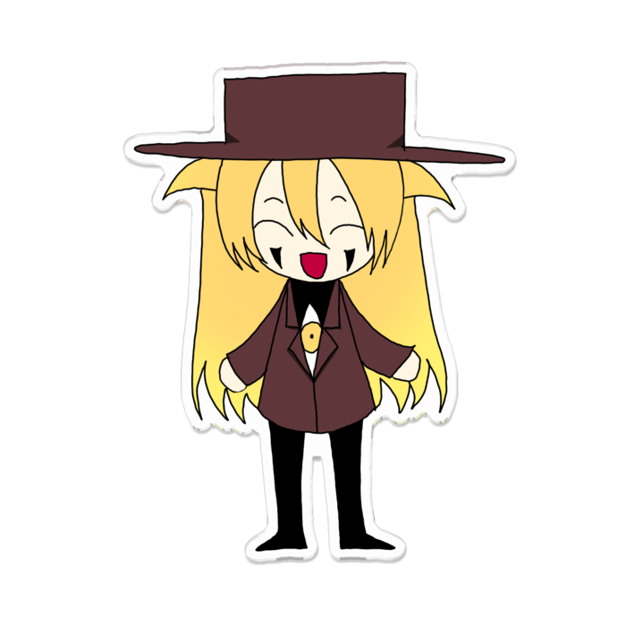 アクリルバッジ - 100 x 100 (mm)