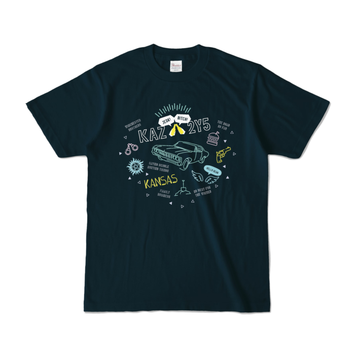 カラーTシャツ - S - ネイビー (濃色)