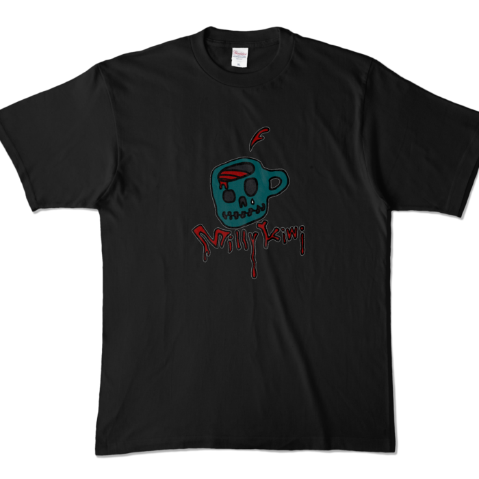 カラーTシャツ - XL - ブラック (濃色)