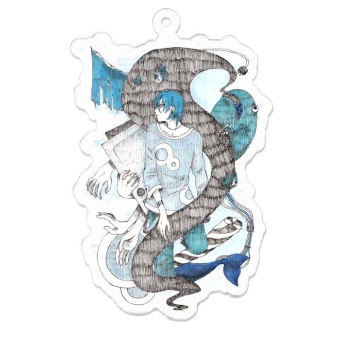 アクリルキーホルダー - 70 x 70 (mm)