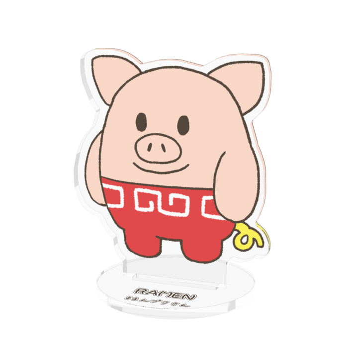 ラーメン アクリルフィギュア - 70x70mm