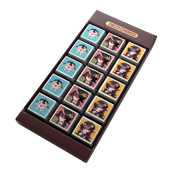 DECOチョコ - 列ごとにデザイン