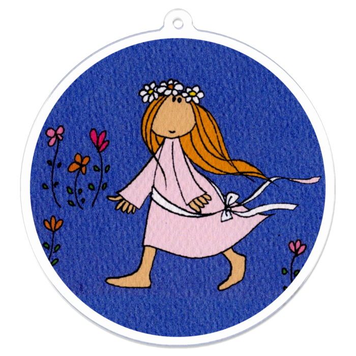 丸型・アクリルキーホルダー（コーティング） - 70 x 70 (mm)