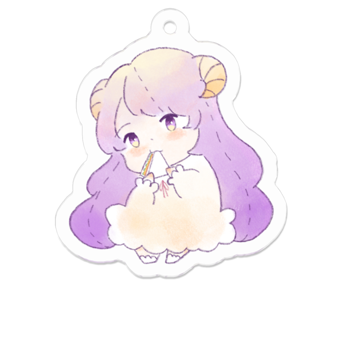 アクリルキーホルダー - 50 x 50 (mm)