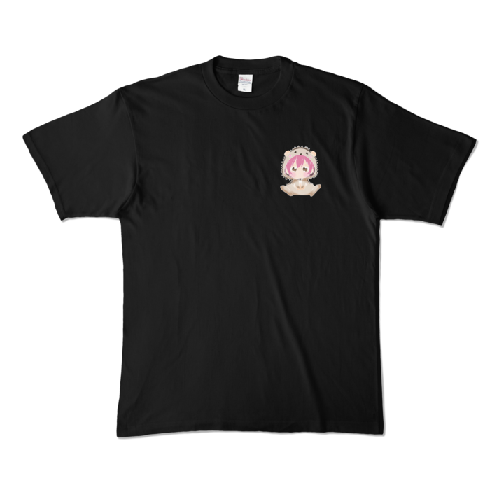 カラーTシャツ - XL - ブラック (濃色)