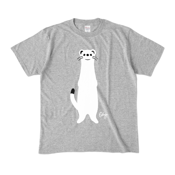 カラーTシャツ - M - 杢グレー (濃色)