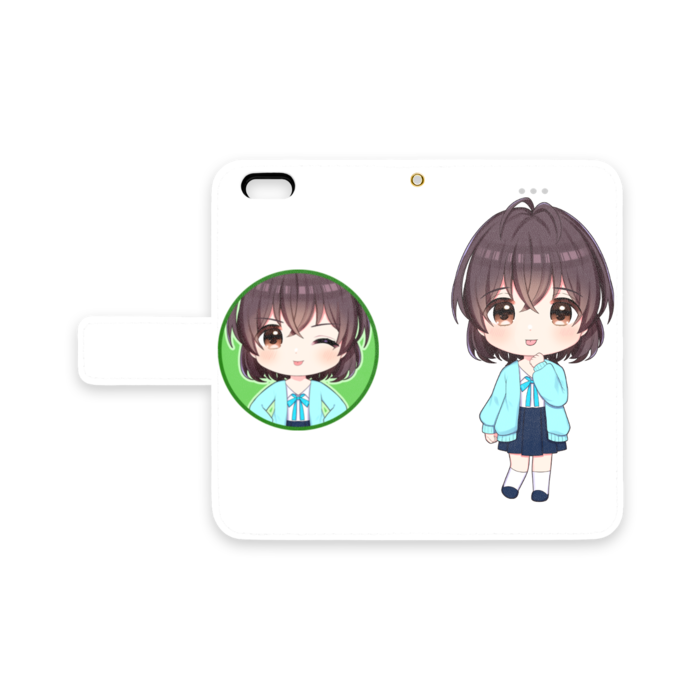 手帳型iPhoneケース - iPhone 6 / 6s - ストラップ穴 あり