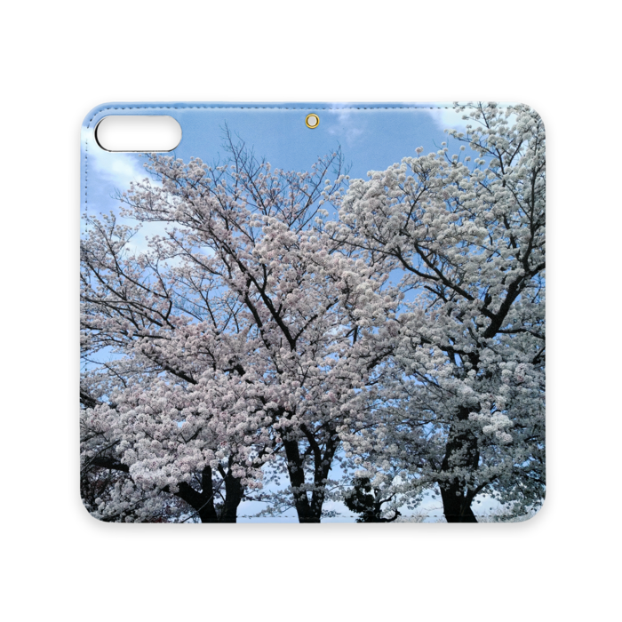 手帳型iPhoneケース（ベルトなし） - iPhone 8 Plus / 7 Plus - ストラップ穴 あり