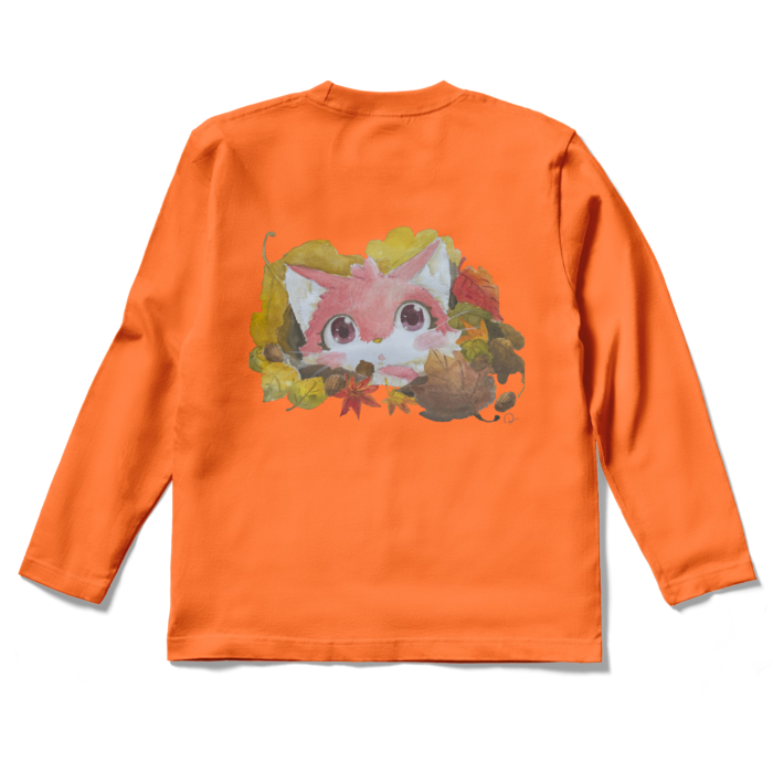 ロングスリーブTシャツ - S - オレンジ(1)