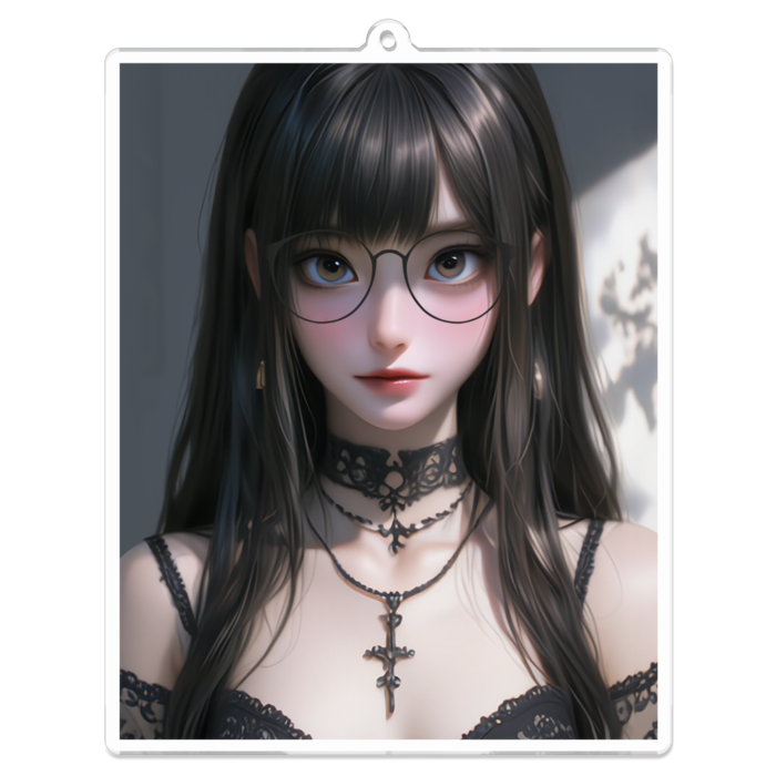 アクリルキーホルダー（コーティング）sexy - 100 x 100 (mm)(2)