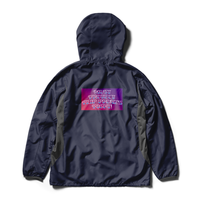 ウインドブレーカー - XL - ネイビー