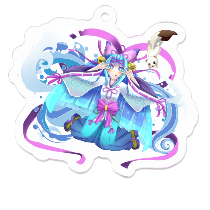 アクリルキーホルダー - 50 x 50 (mm)