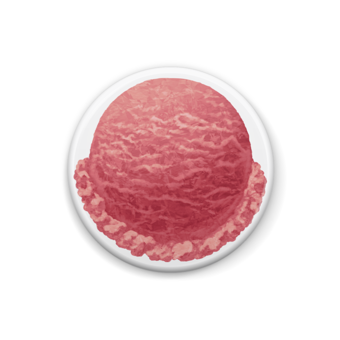 🔴 止まるいちご - 25mm