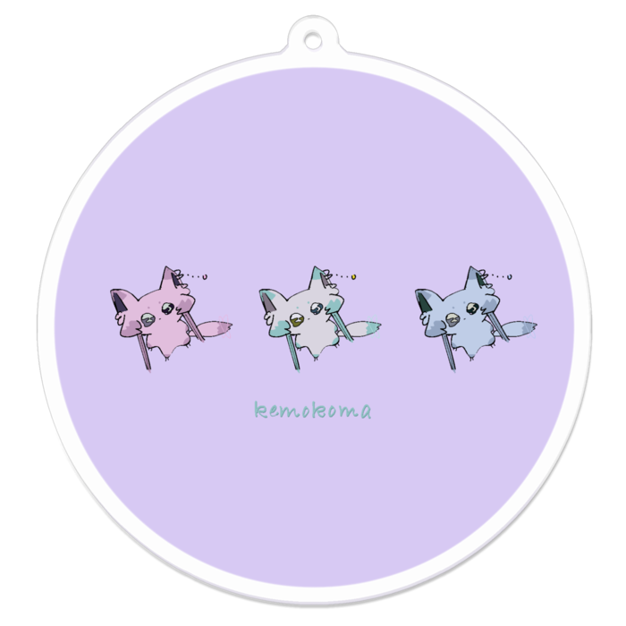 アクリルキーホルダー - 70 x 70 (mm)