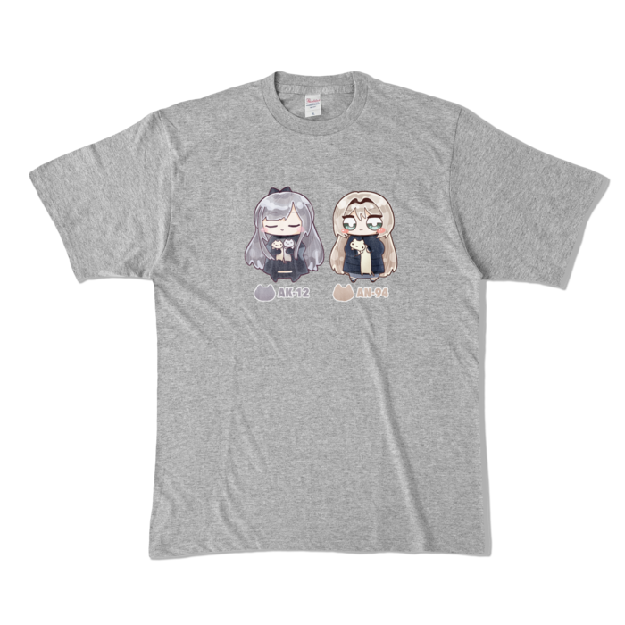 カラーTシャツ - XL - 杢グレー