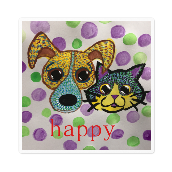 ステッカー - 100 x 100 (mm)