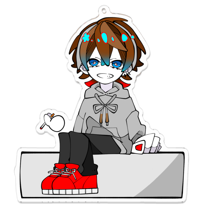 アクリルキーホルダー - 100 x 100 (mm)