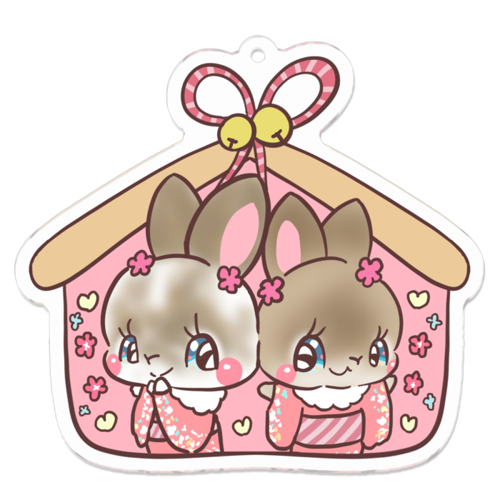 アクリルキーホルダー - 70 x 70 (mm)