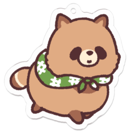 ぼくはたぬき おでかけ アクリルキーホルダー つじなつみのお店 Booth