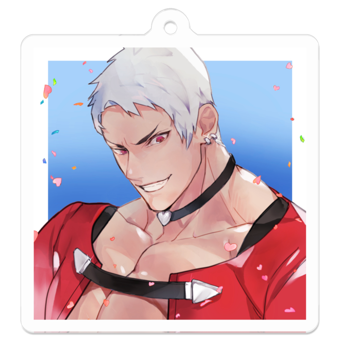 アクリルキーホルダー - 50 x 50 (mm)