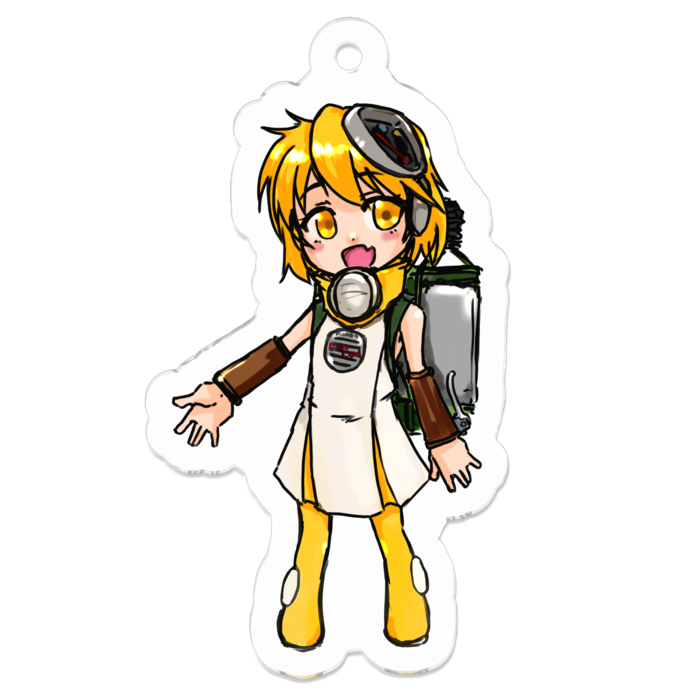 アクリルキーホルダー - 50 x 50 (mm)