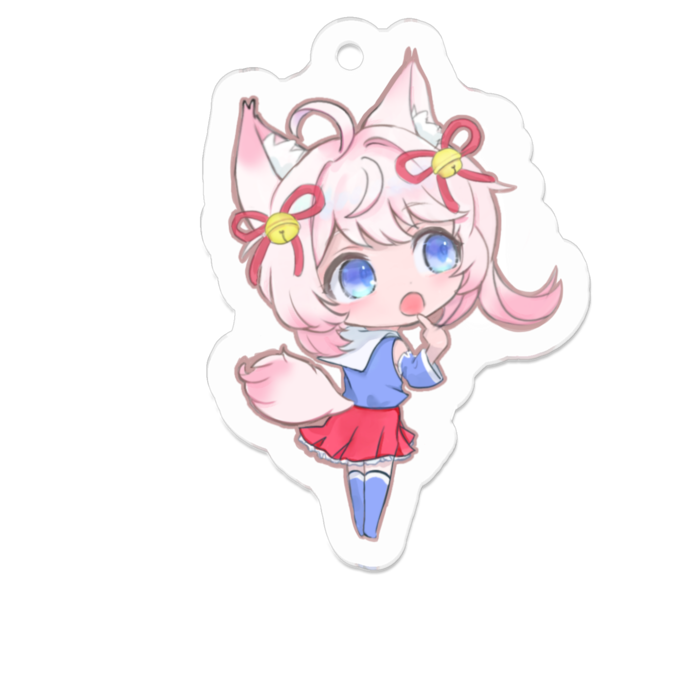 アクリルキーホルダー - 50 x 50 (mm)