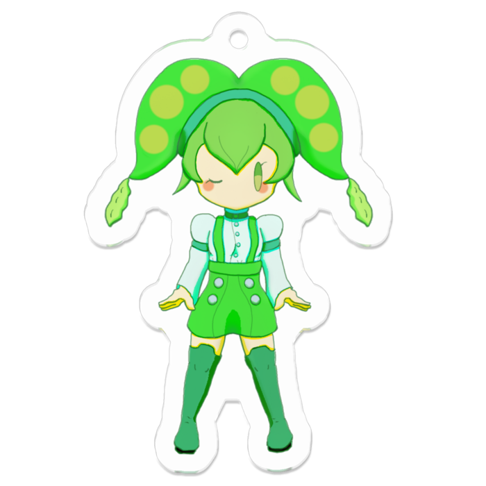 アクリルキーホルダー(コーティング) - 50 x 50 (mm)