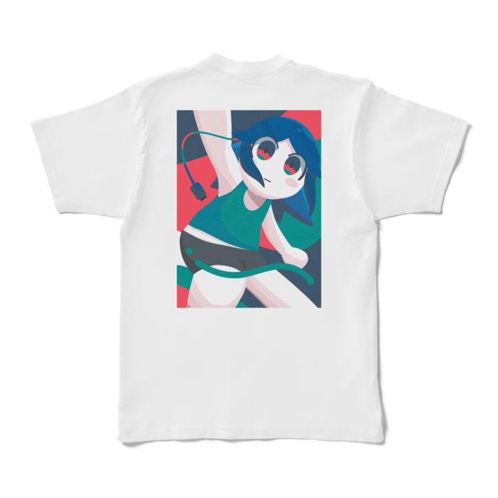 Tシャツ - XL - 白(背面)