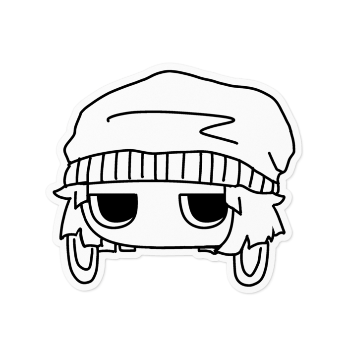 ステッカー - 100 x 100 (mm)