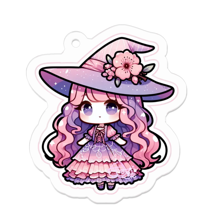 アクリルキーホルダー - 50 x 50 (mm)