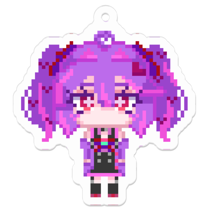 アクリルキーホルダー(コーティング) - 50 x 50 (mm)