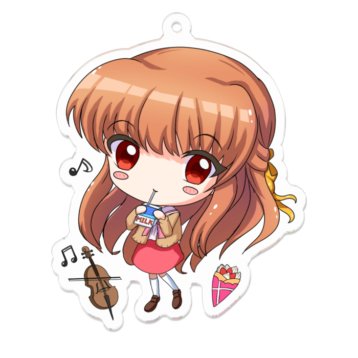 アクリルキーホルダー - 70 x 70 (mm)
