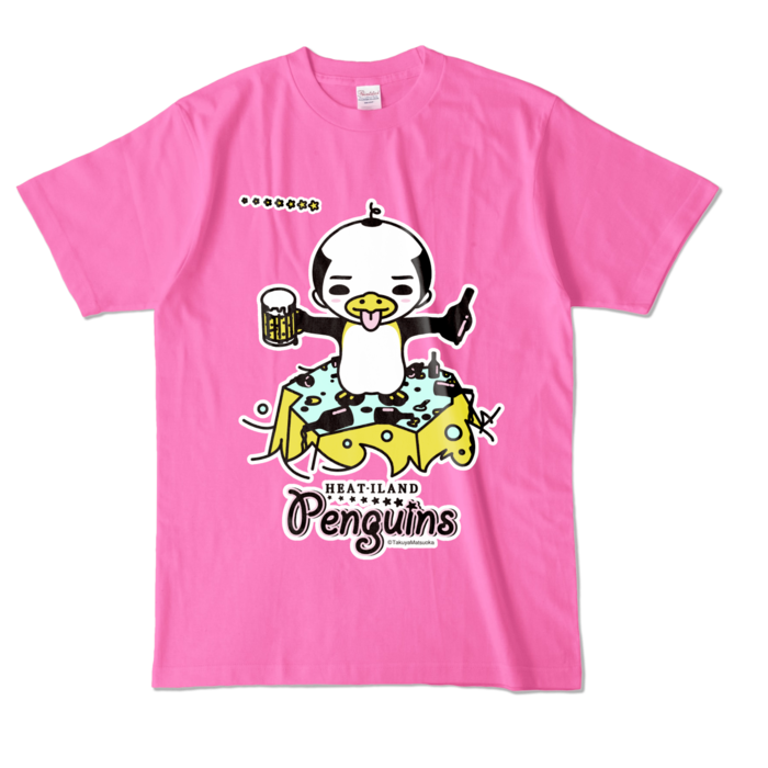 カラーTシャツ - L - ピンク (濃色)