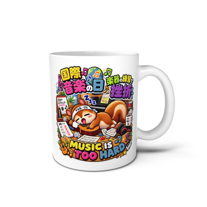 マグカップ - 直径 8cm / 高さ 9.5cm