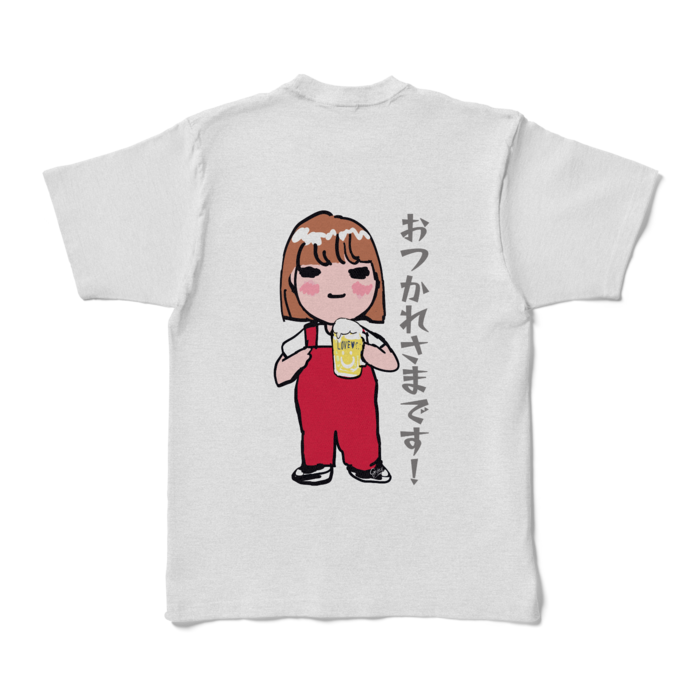 カラーTシャツ - XL - アッシュ (淡色)