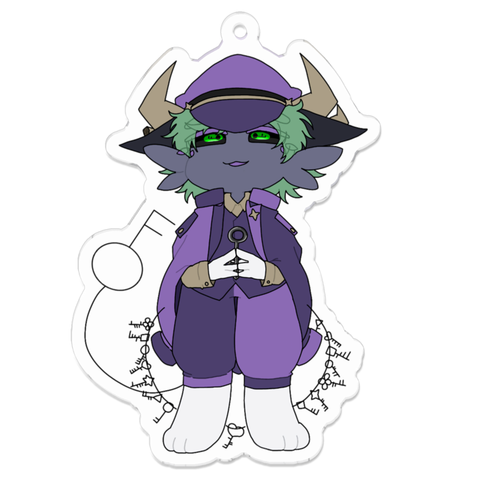 アクリルキーホルダー - 70 x 70 (mm)