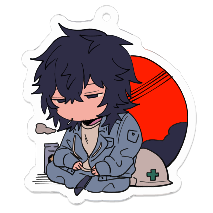 アクリルキーホルダー - 50 x 50 (mm)