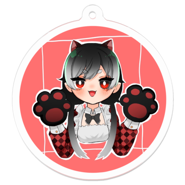 アクリルキーホルダー - 50 x 50 (mm)