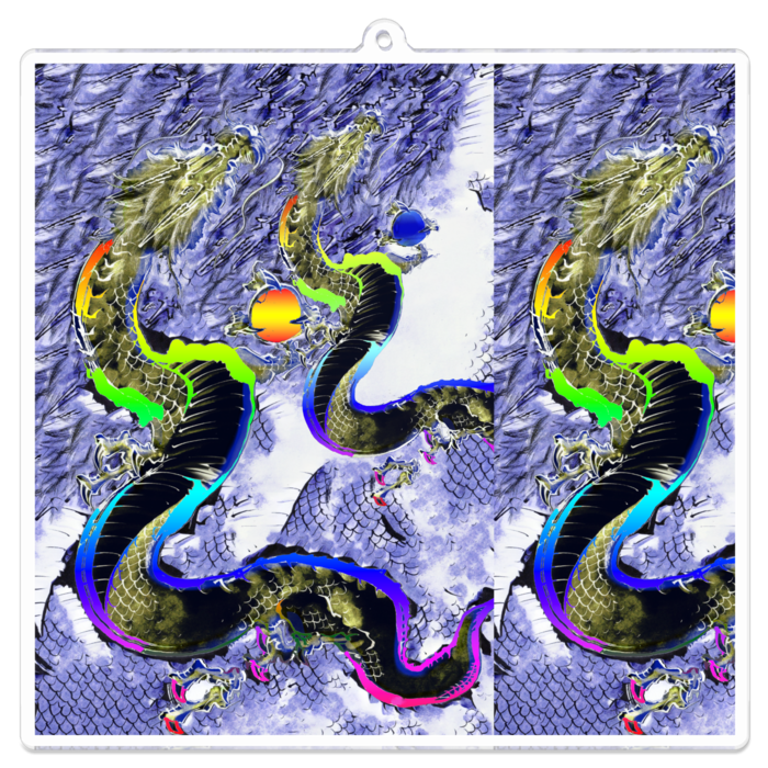 アクリルキーホルダー - 100 x 100 (mm)