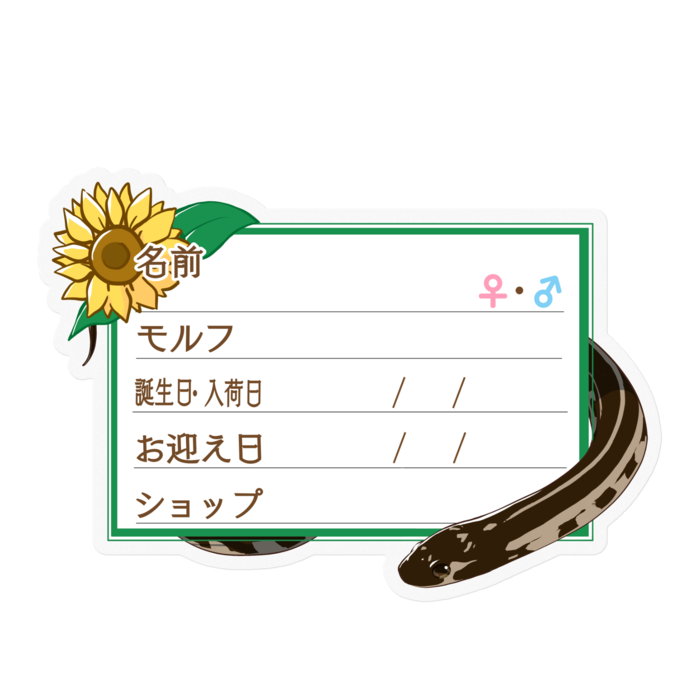 ステッカー - 100 x 100 (mm)(6)
