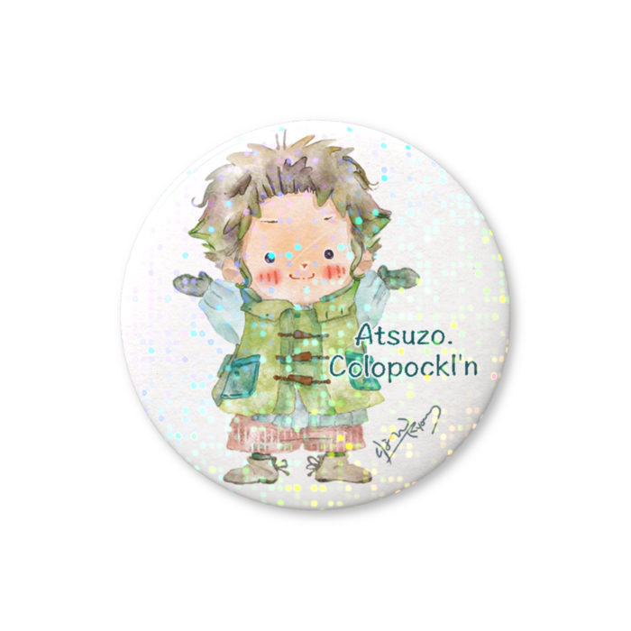 ホログラム缶バッジ - あつ造_colopockl'n