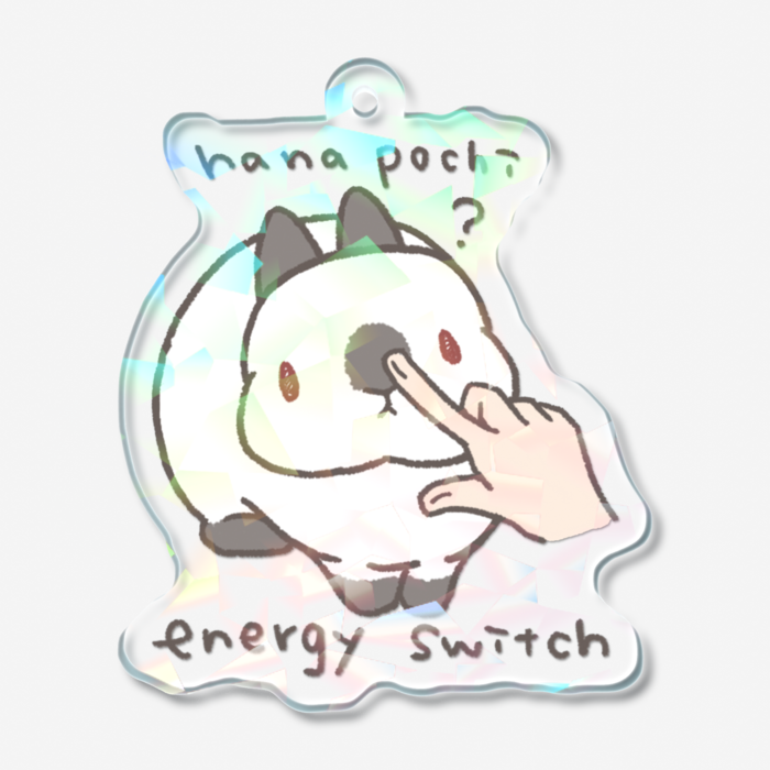 ホログラムアクリルキーホルダー - 50 × 50mm