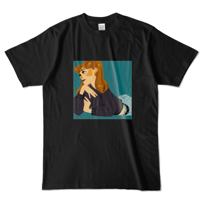 カラーTシャツ - L - ブラック (濃色)