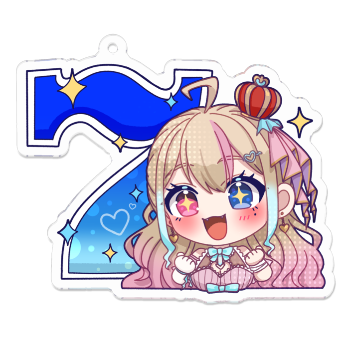 アクリルキーホルダー - 70 x 70 (mm)
